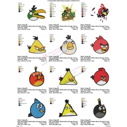 12 Angry Birds Embroidery Designs Collections 03